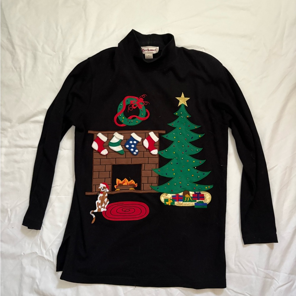 Holiday Bechamel Black Cotton Garment